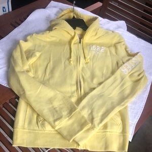 Vintage Hollister Yellow Hoodie. Worn couple of hours. Beautiful Yellow.  Large.